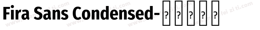Fira Sans Condensed字体转换